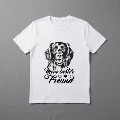 Münsterländer Hund Münsterländer Züchter T-Shirt – Klassisches T-Shirt in Schwarz