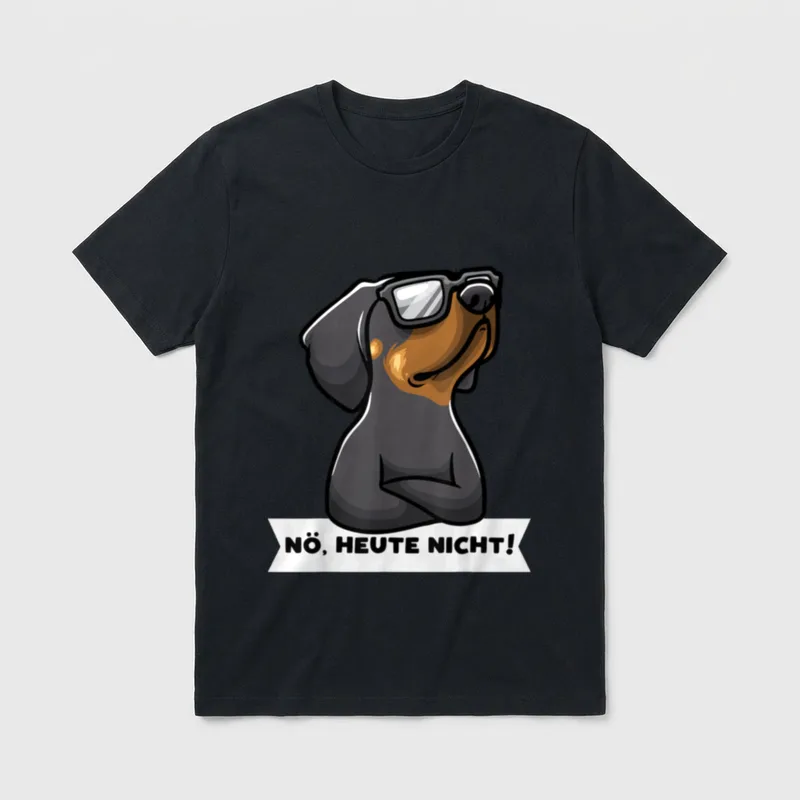 Sturer Slowakische Hund Schwarzwildbracke T-Shirt – Klassisches T-Shirt in Schwarz