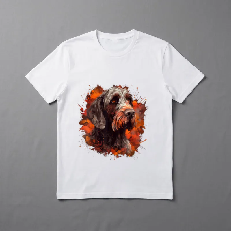 Drahthaar Jagdhunde jagen Vollgebrauchshund T-Shirt – Klassisches T-Shirt in Schwarz