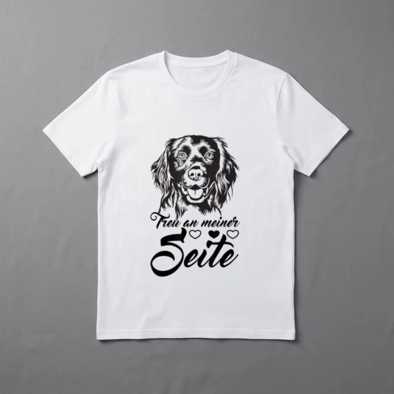 Münsterländer Hund Münsterländer Züchter Jagdhunde T-Shirt – Klassisches T-Shirt in Schwarz