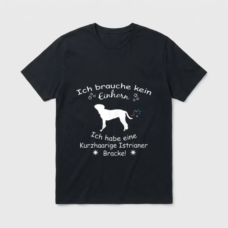 Kurzhaarige Istrianer Bracke T-Shirt – Klassisches T-Shirt in Schwarz