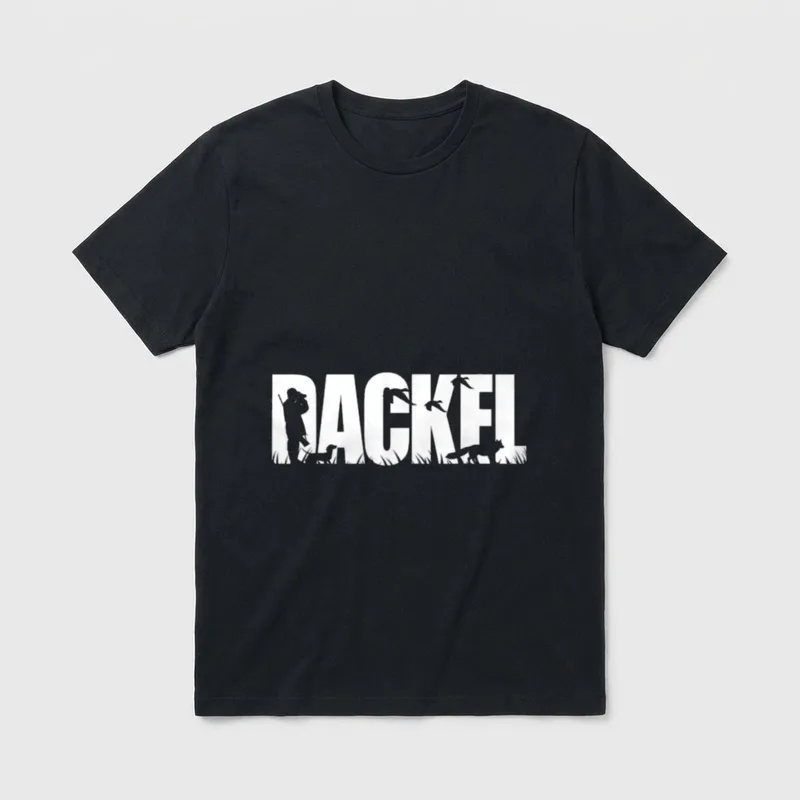 Dackel Jagdhund Hund Hunde T-Shirt – Klassisches T-Shirt in Schwarz