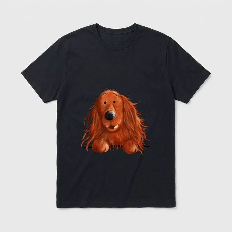 Happy Irish Red SetterT T-Shirt – Klassisches T-Shirt in Schwarz