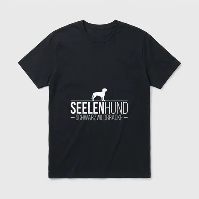 Schwarzwildbracke Seelenhund Hund Hundespruch T-Shirt – Klassisches T-Shirt in Schwarz
