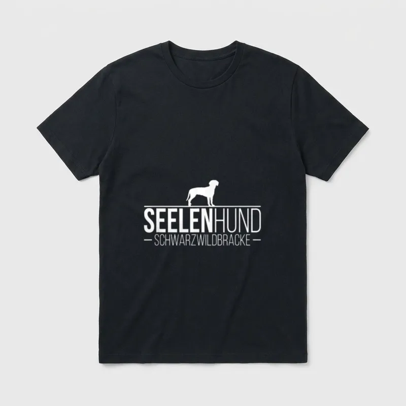 Schwarzwildbracke Seelenhund Hund Hundespruch T-Shirt – Klassisches T-Shirt in Schwarz