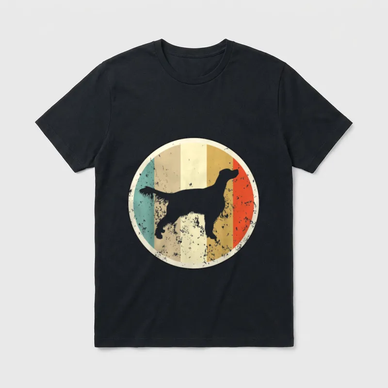 Retro Vintage Grunge Style Gordon T-Shirt – Klassisches T-Shirt in Schwarz