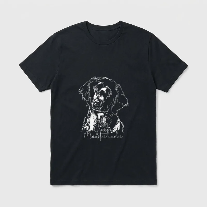Großer Münsterländer Hund Hunderasse T-Shirt – Klassisches T-Shirt in Schwarz