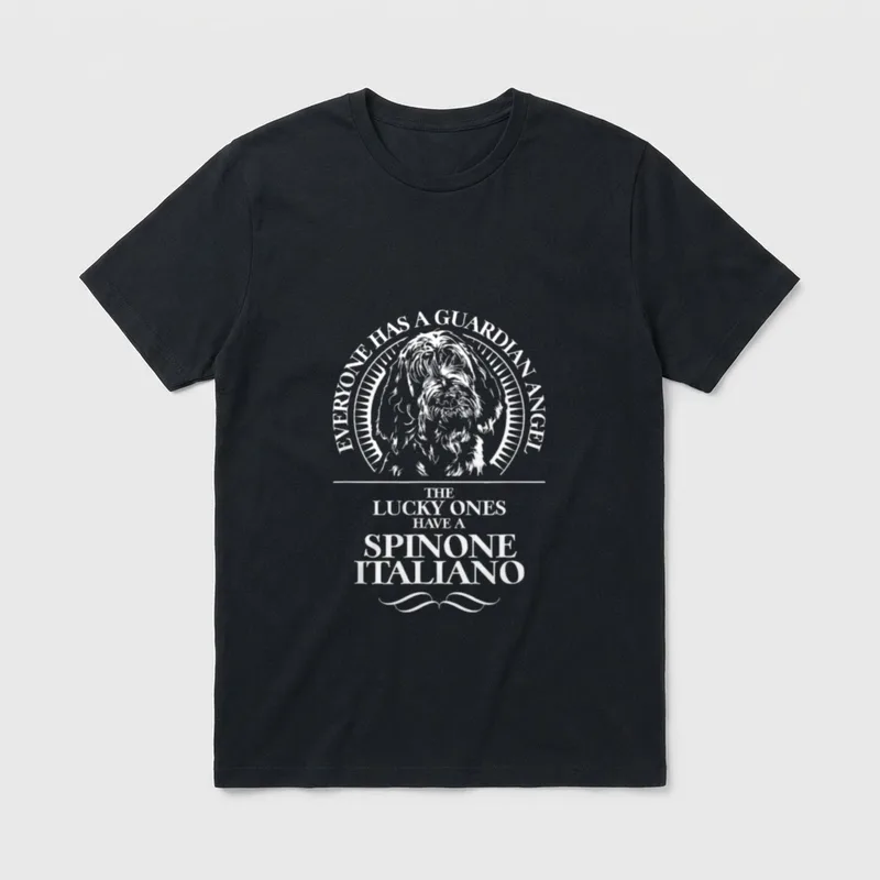 Spinone Italiano Guardian Schutzengel T-Shirt – Klassisches T-Shirt in Schwarz