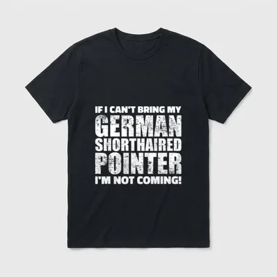 Deutsch Kurzhaar German Shorthaired T-Shirt – Klassisches T-Shirt in Schwarz