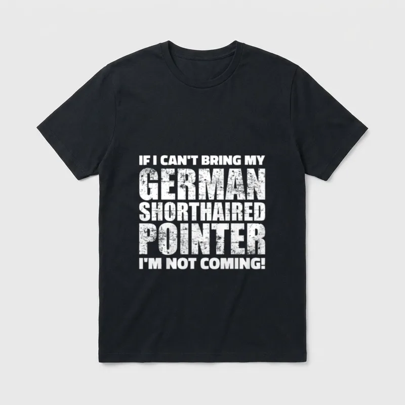 Deutsch Kurzhaar German Shorthaired T-Shirt – Klassisches T-Shirt in Schwarz