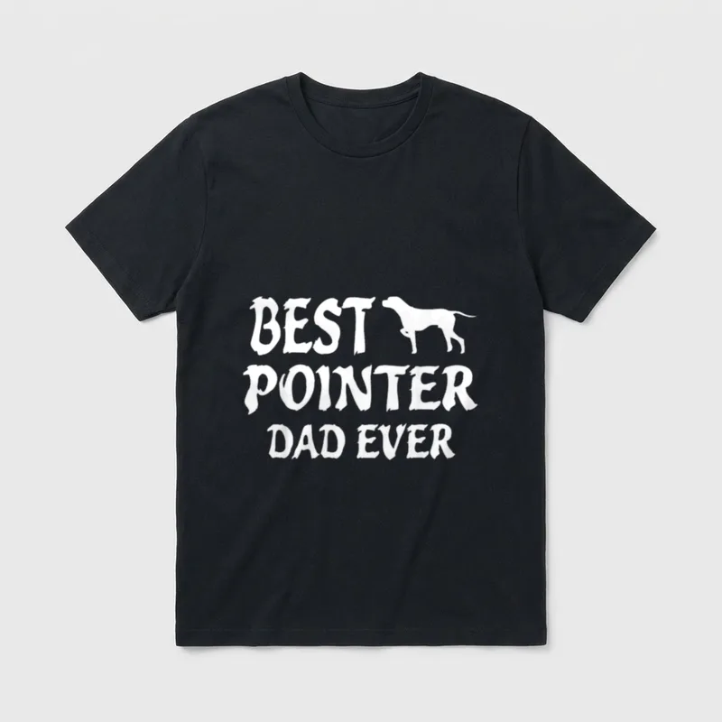 Pointers Dad Daddy Bestes T-Shirt – Klassisches T-Shirt in Schwarz