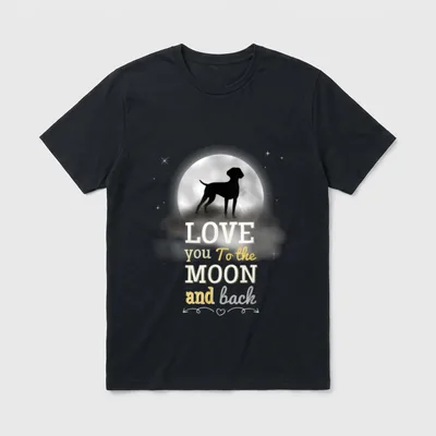 Deutsch Kurzhaar Hunde T-Shirt 0278 – Klassisches T-Shirt in Schwarz