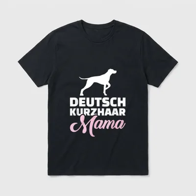 Deutsch Kurzhaar Mama Jagdhunde T-Shirt – Klassisches T-Shirt in Schwarz