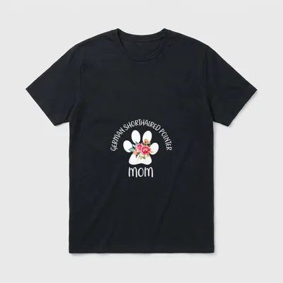Deutsch Kurzhaar-Zeiger-Mamma für Frauen T-Shirt – Klassisches T-Shirt in Schwarz