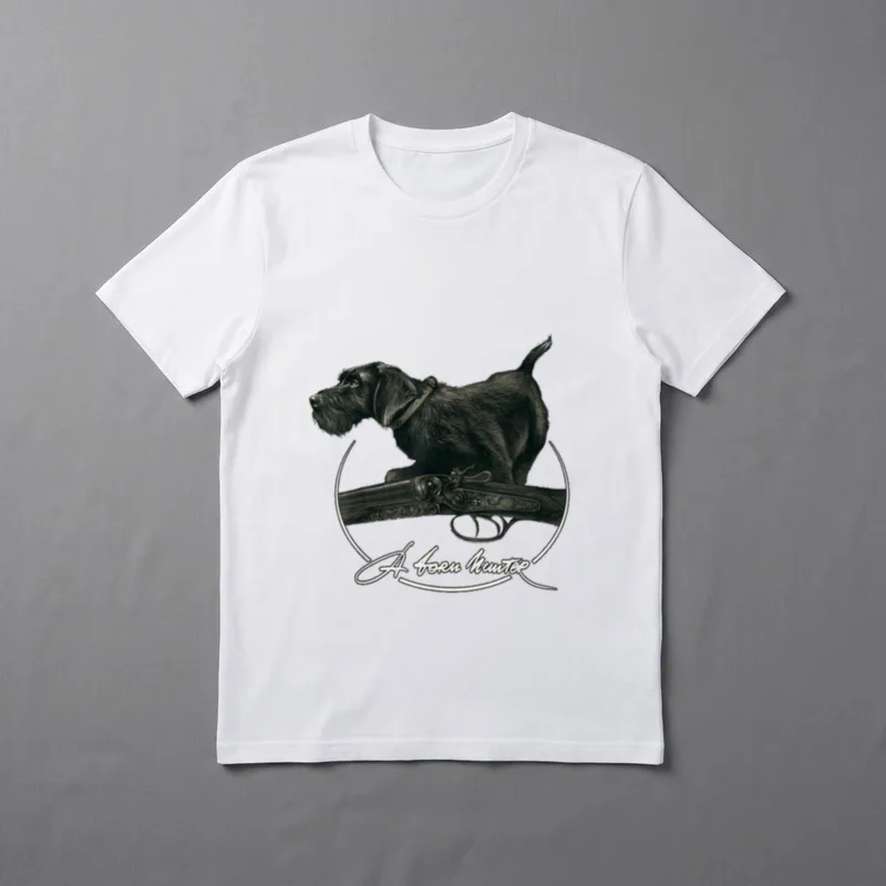Deutsch Drahthaar A Born T-Shirt – Klassisches T-Shirt in Schwarz