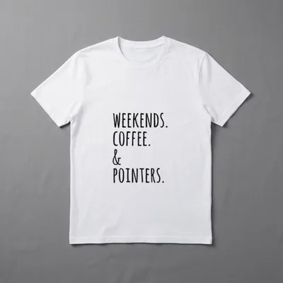 Weekends Coffee And Deutsch T-Shirt – Klassisches T-Shirt in Schwarz