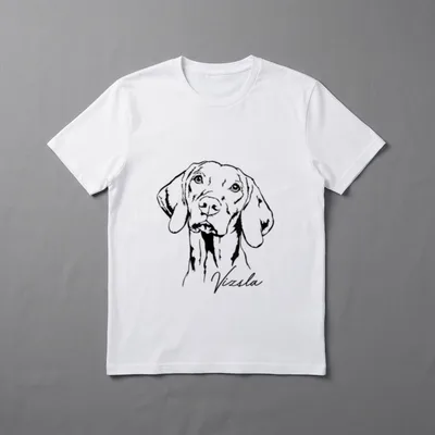 Vizsla Hund Hunde Jäger T-Shirt – Klassisches T-Shirt in Schwarz