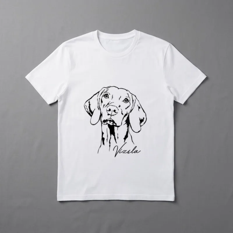 Vizsla Hund Hunde Jäger T-Shirt – Klassisches T-Shirt in Schwarz