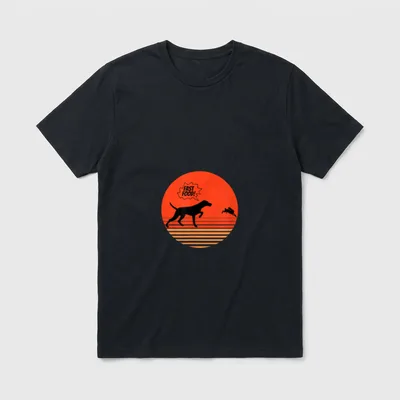 Deutsch Kurzhaar Pointer Naturliebhaber T-Shirt – Klassisches T-Shirt in Schwarz