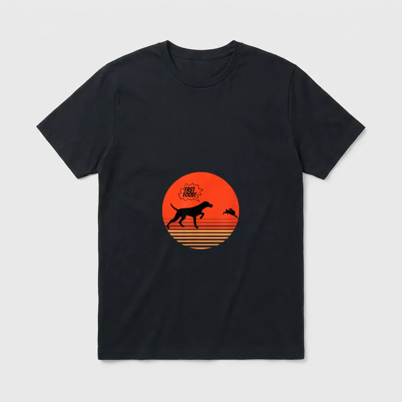 Deutsch Kurzhaar Pointer Naturliebhaber T-Shirt – Klassisches T-Shirt in Schwarz