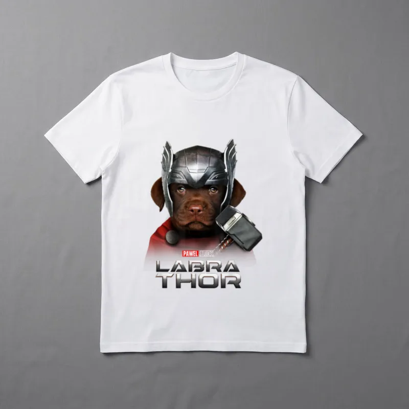 Süßer schokoladen brauner Labrador T-Shirt – Klassisches T-Shirt in Schwarz