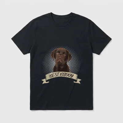 Braune Labrador Schokolade Best T-Shirt – Klassisches T-Shirt in Schwarz