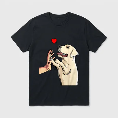 Süße Labrador Geschenke & T-Shirt – Klassisches T-Shirt in Schwarz