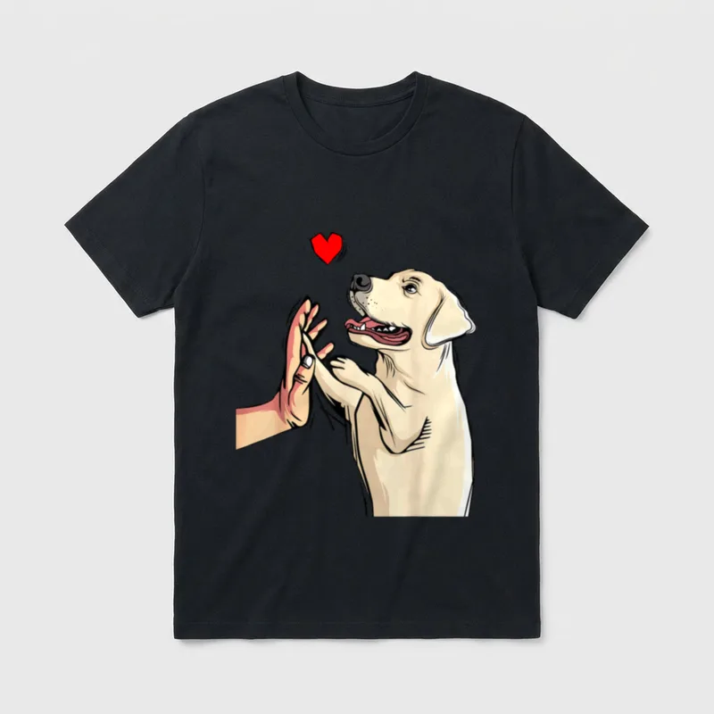 Süße Labrador Geschenke & T-Shirt – Klassisches T-Shirt in Schwarz