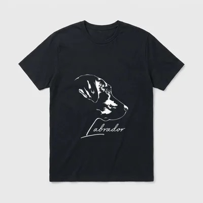 Labrador Retriever Labbi Mama T-Shirt – Klassisches T-Shirt in Schwarz