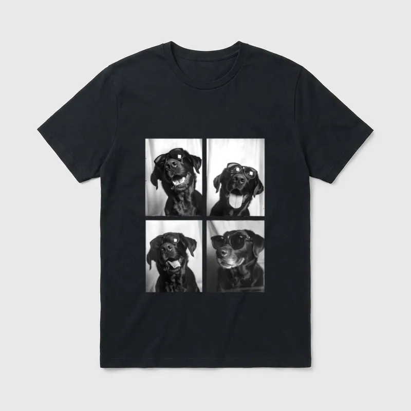 Lustige Schwarze Labrador-Hunde T-Shirt – Klassisches T-Shirt in Schwarz