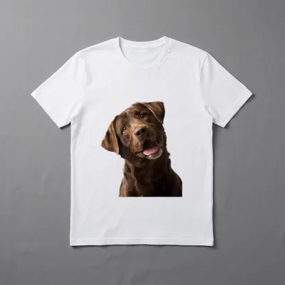 Lustiges Schokoladenlabor Labrador Retriever T-Shirt – Klassisches T-Shirt in Schwarz