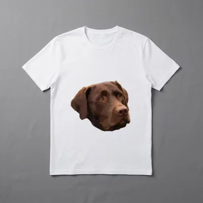Funny Schokolade Lab Labrador T-Shirt – Klassisches T-Shirt in Schwarz