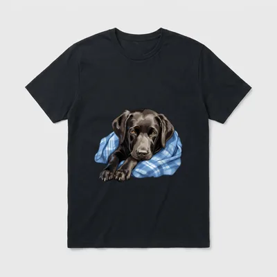 Süßer Hund Offizielles Schlafshirt Labrador T-Shirt – Klassisches T-Shirt in Schwarz