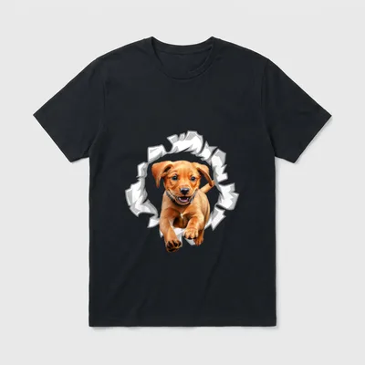 Fox Red Lab Mom T-Shirt – Klassisches T-Shirt in Schwarz