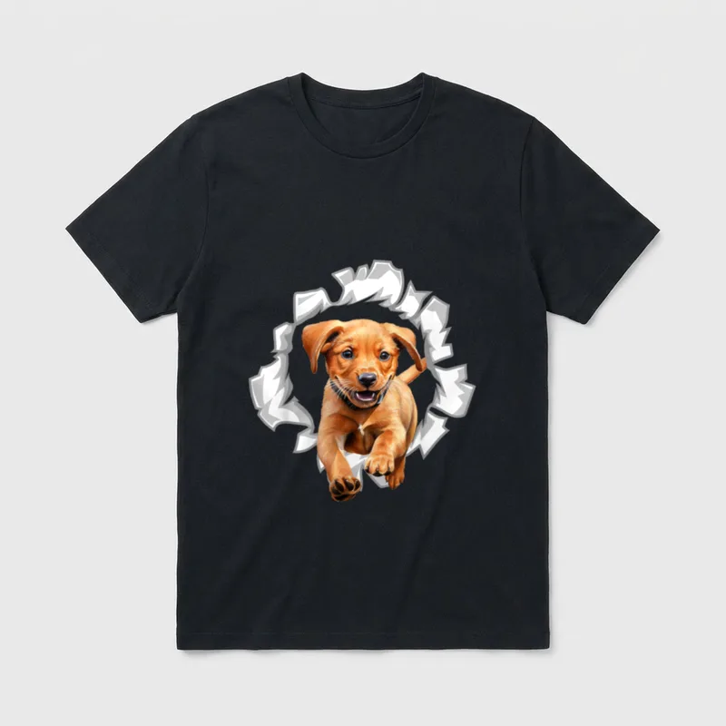 Fox Red Lab Mom T-Shirt – Klassisches T-Shirt in Schwarz