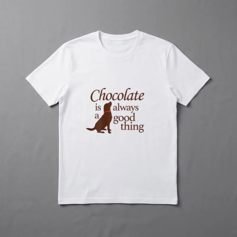 Funny Schokolade Good Thing T-Shirt – Klassisches T-Shirt in Schwarz