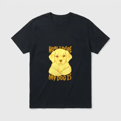 Labrador Retriever Hunde Spruch T-Shirt – Klassisches T-Shirt in Schwarz