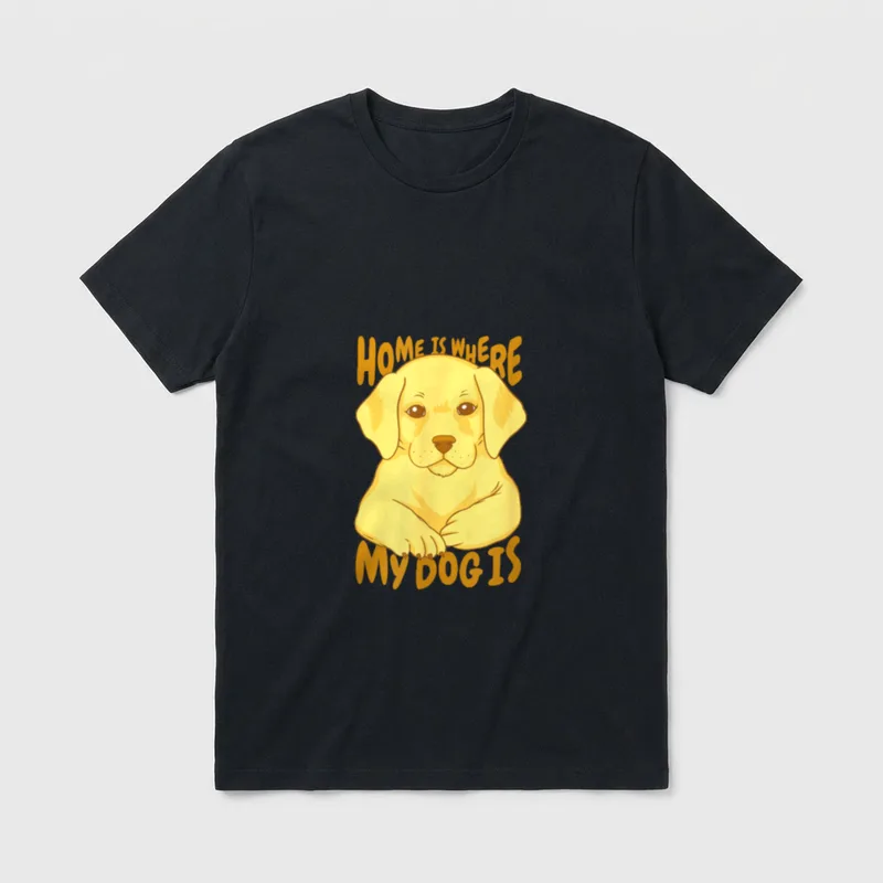 Labrador Retriever Hunde Spruch T-Shirt – Klassisches T-Shirt in Schwarz