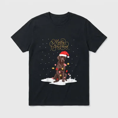 Santa Xmas Frohe Weihnachten T-Shirt – Klassisches T-Shirt in Schwarz