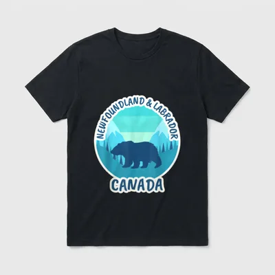Neufundland und Labrador Kanada T-Shirt – Klassisches T-Shirt in Schwarz