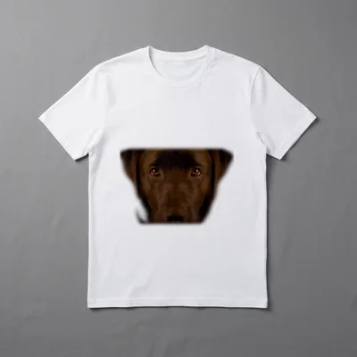 Brauner Labrador I Niedliches T-Shirt – Klassisches T-Shirt in Schwarz