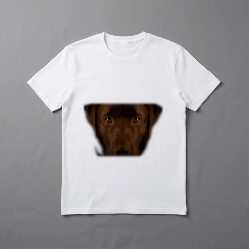 Brauner Labrador I Niedliches T-Shirt – Klassisches T-Shirt in Schwarz