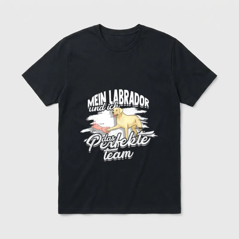 Mein Labrador Und Ich T-Shirt – Klassisches T-Shirt in Schwarz