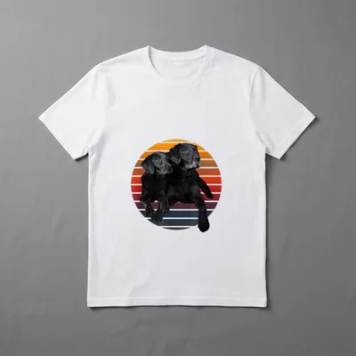 Süße Labrador Retriever T-Shirt – Klassisches T-Shirt in Schwarz