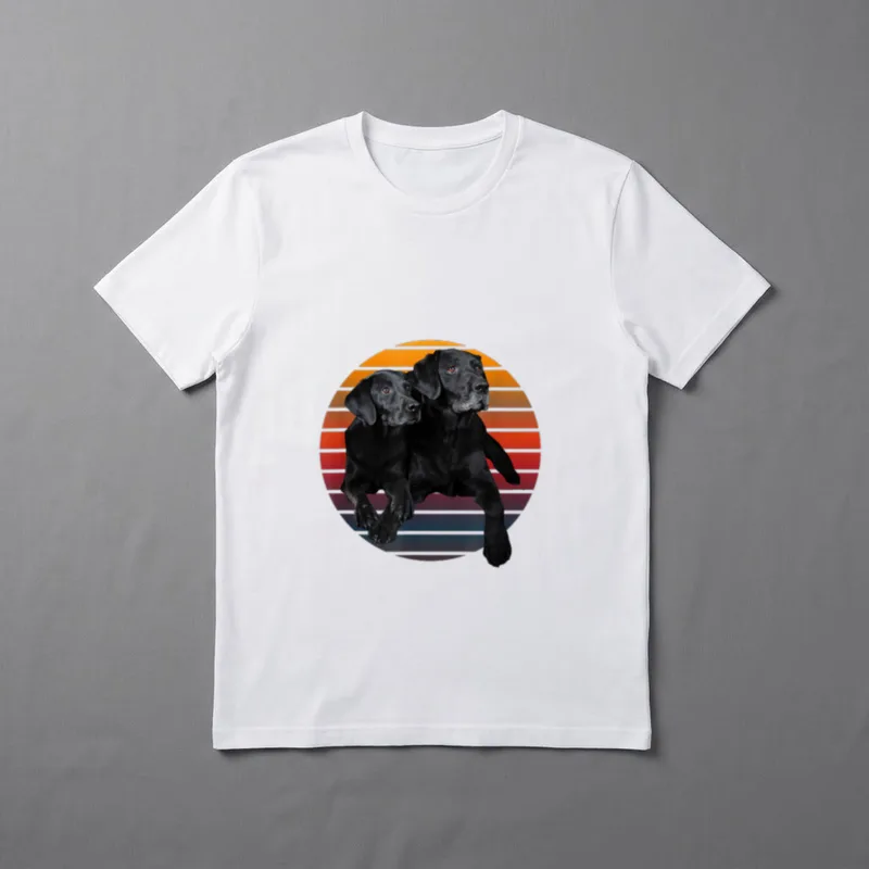 Süße Labrador Retriever T-Shirt – Klassisches T-Shirt in Schwarz