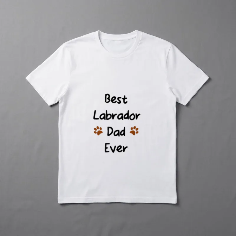 Best Labrador Dad Ever Lab T-Shirt – Klassisches T-Shirt in Schwarz