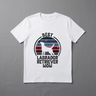 Best Dog Mother Mom Labrador T-Shirt – Klassisches T-Shirt in Schwarz