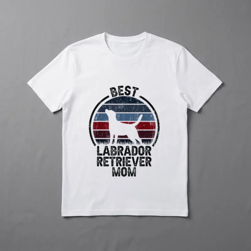 Best Dog Mother Mom Labrador T-Shirt – Klassisches T-Shirt in Schwarz