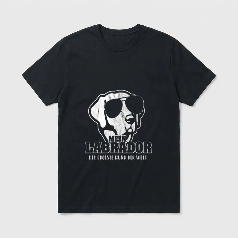 Mein Labrador der coolste T-Shirt – Klassisches T-Shirt in Schwarz