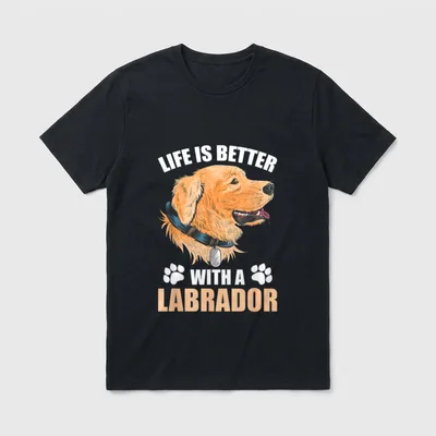Haustierbesitzer Hunde Lustiges Labrador T-Shirt – Klassisches T-Shirt in Schwarz
